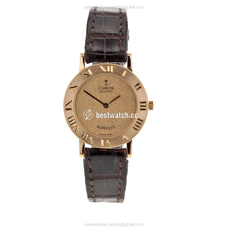 Corum Romvlvs Womens watch Quartz Yellow gold 5020156 Replica 2