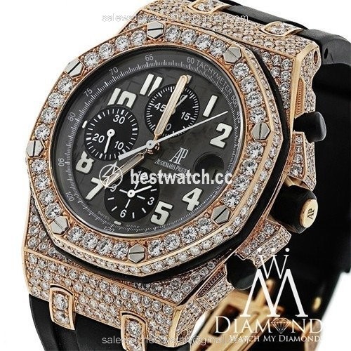 Audemars Piguet Royal Oak Offshore Chronograph Mens watch Unisex Automatic Rose gold 25940OK.OO.D002CA.01.A Replica 2