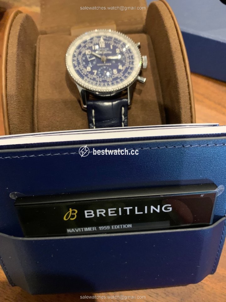 IMG_9085 Breitling Navitimer Mens watch Unisex Automatic Platinum LB0910211C1P1 Replica 2