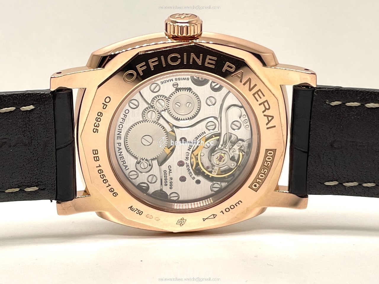 Panerai Radiomir 1940 Manual winding Rose gold PAM00513 Replica 2