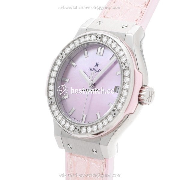 Hublot Classic Fusion Quartz Womens watch Quartz Titanium 581.NP.6210.LR.1204.JPN17 Replica 2