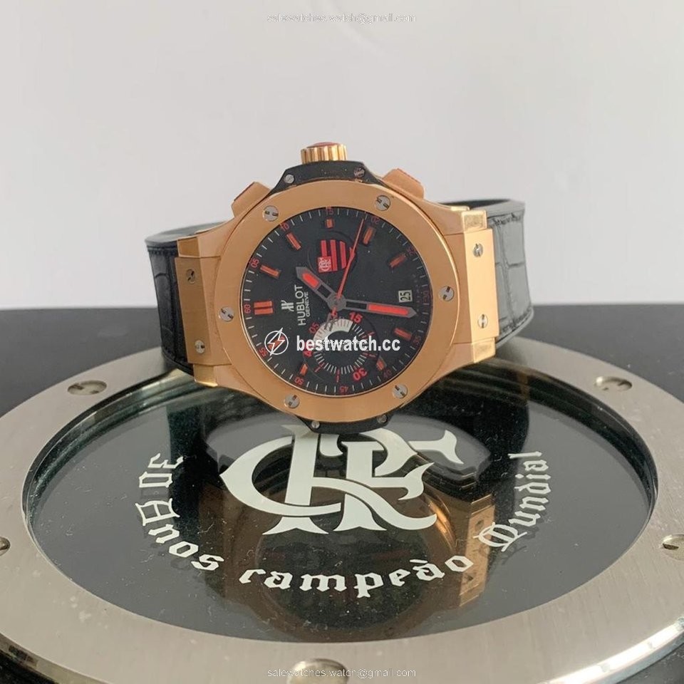IMG_9085 Hublot Big Bang 44 mm Mens watch Unisex Automatic Rose gold 318.PX.1123.RX.FLM11 Replica 2