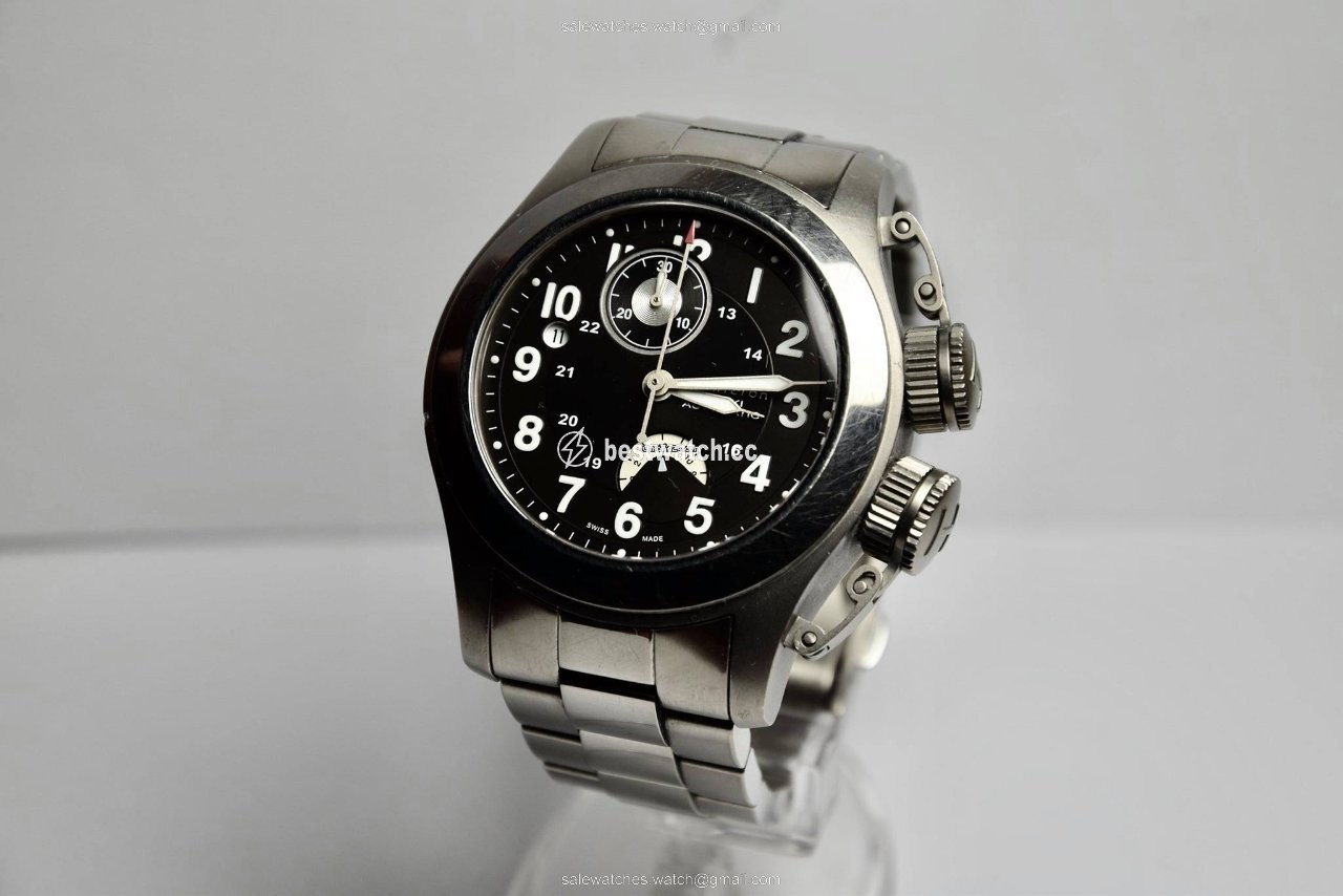 IMG_9085 Hamilton Khaki Navy Frogman Mens watch Unisex Automatic Titanium H777160 Replica 2