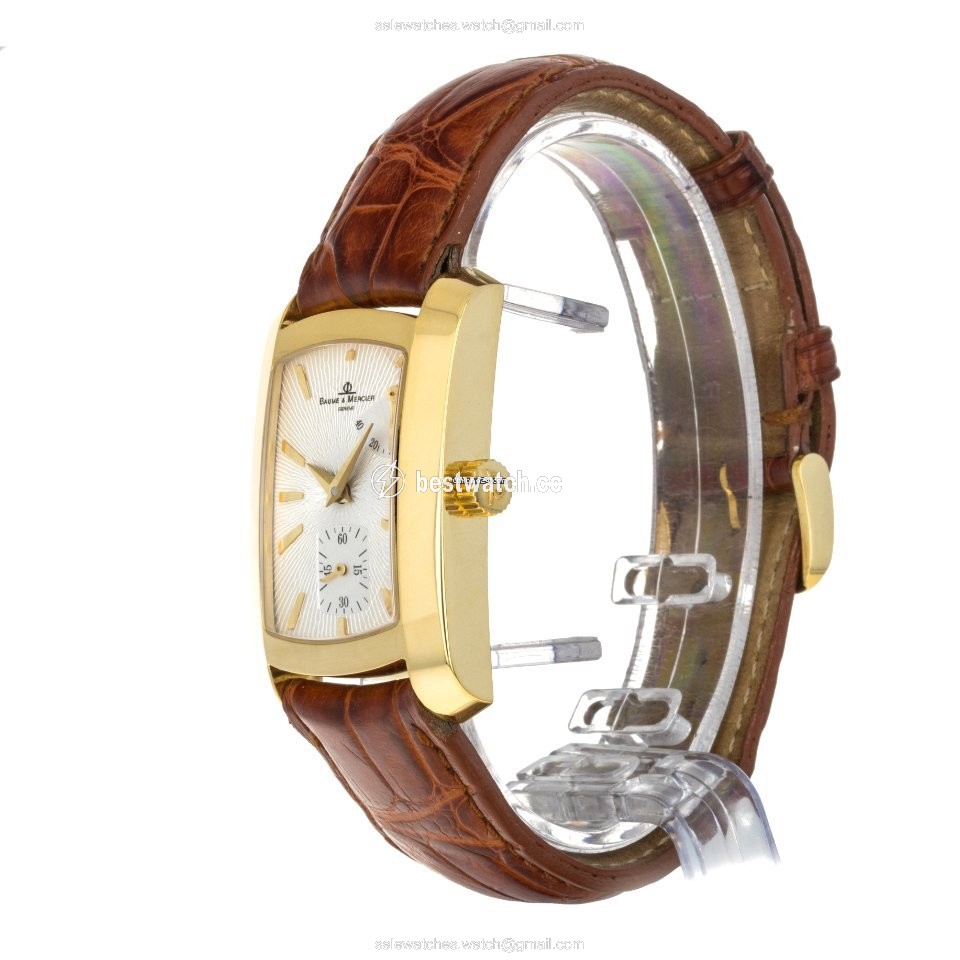 IMG_9085 Baume & Mercier Hampton Mens watch Unisex Automatic Yellow gold 65302 Replica 2