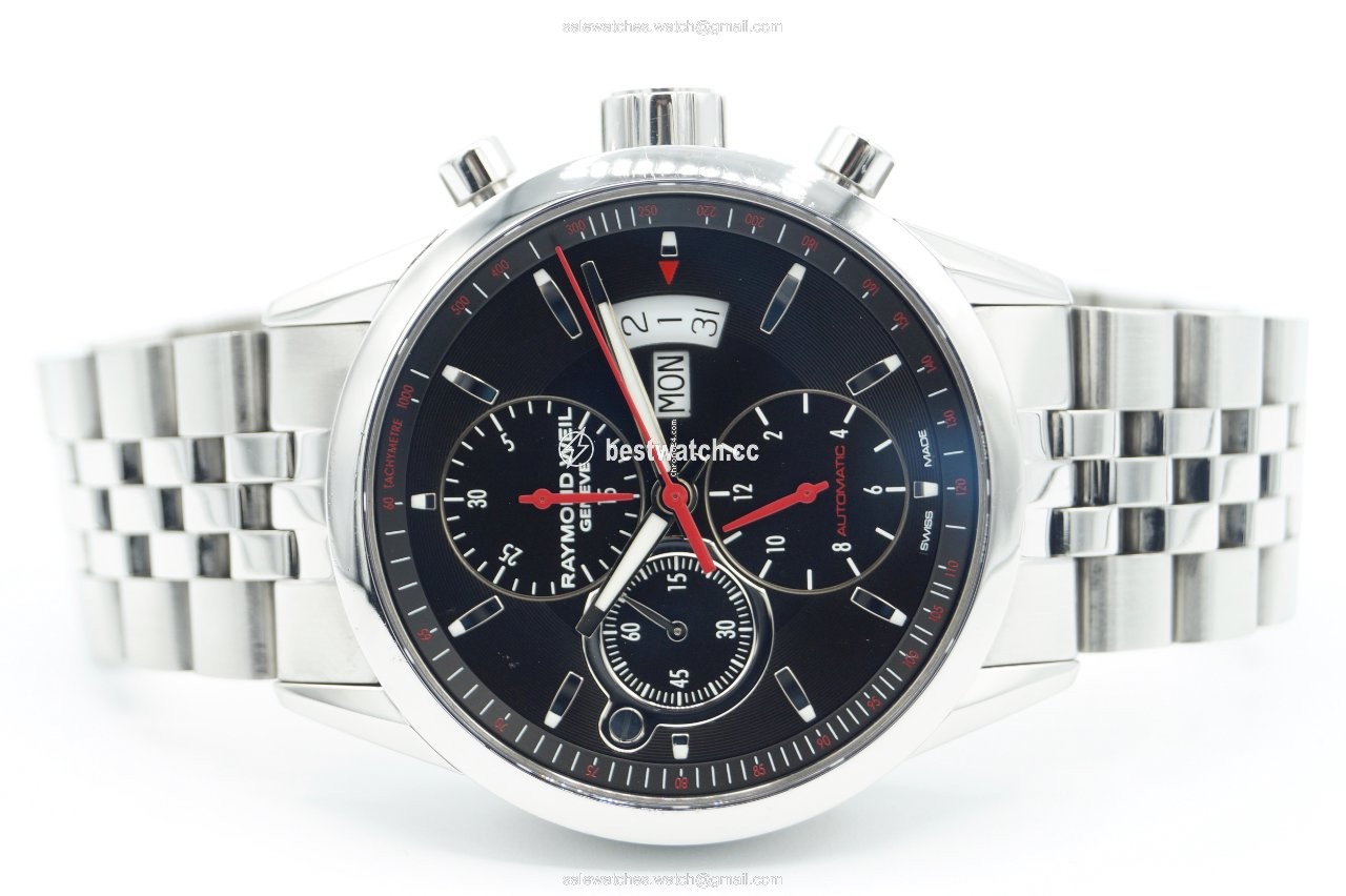 IMG_9085 Raymond Weil Freelancer Mens watch Unisex Automatic Steel 7730-ST-20041 Replica 2