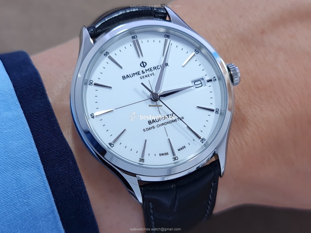 Baume & Mercier Clifton Mens watch Unisex Automatic Steel M0A10518 Replica 2