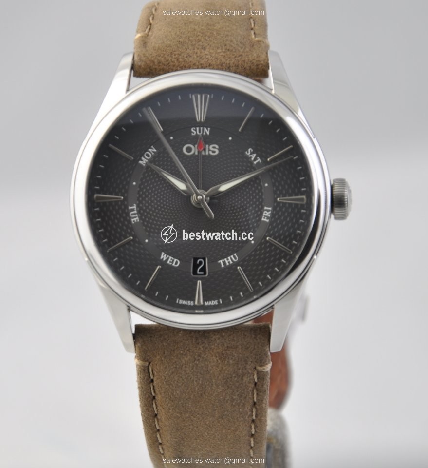 IMG_9085 Oris Artelier Pointer Day Date Mens watch Unisex Automatic Steel 01 755 7742 4053-07 5 21 32FC Replica 2