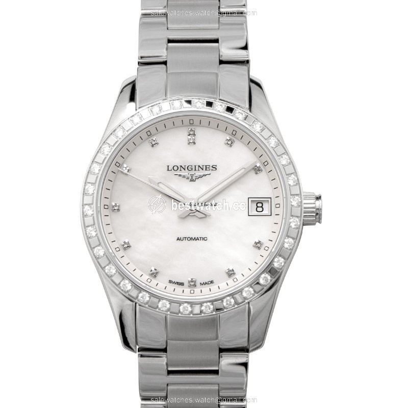 IMG_9085 Longines Conquest Classic Womens watch Automatic Steel L23850876 Replica 2