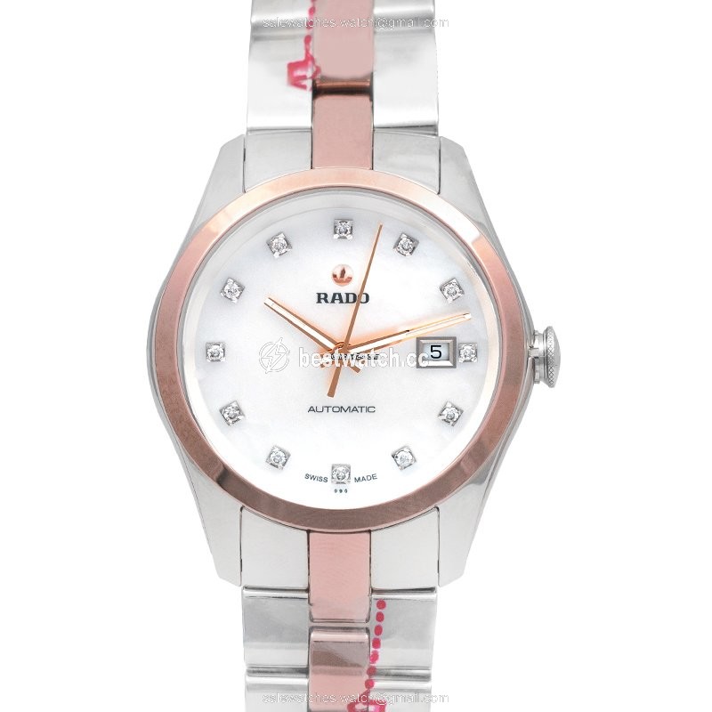 IMG_9085 Rado HyperChrome Diamonds Womens watch Automatic Steel R32087902 Replica 2