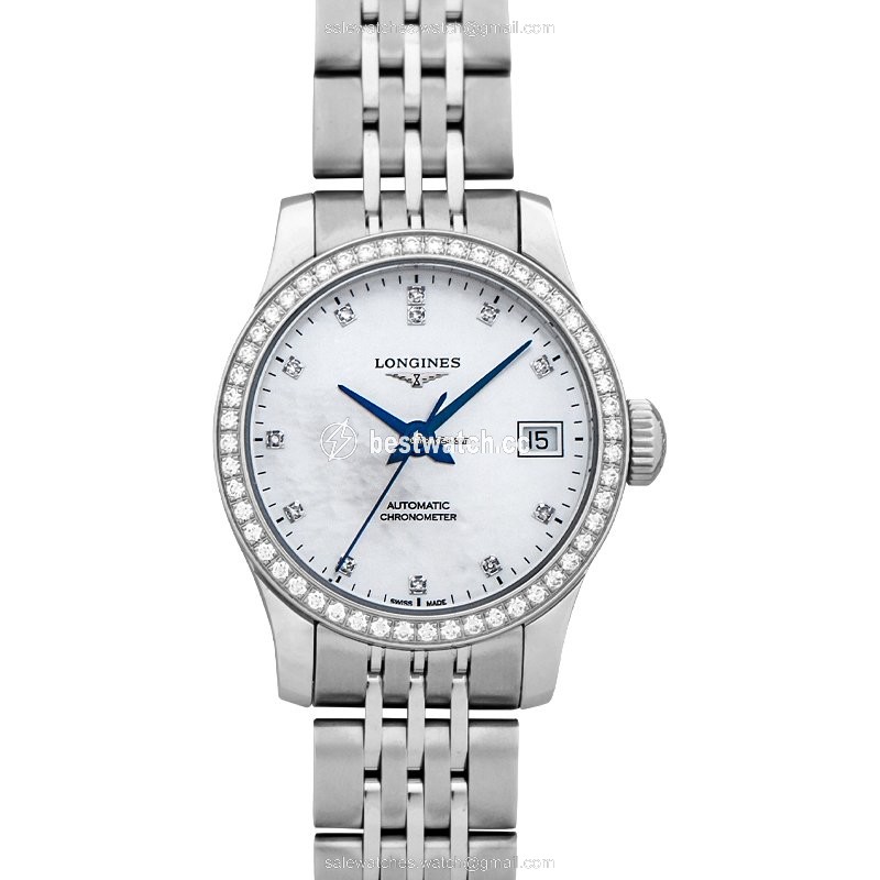 IMG_9085 Longines Record Womens watch Automatic Steel L23200876 Replica 2