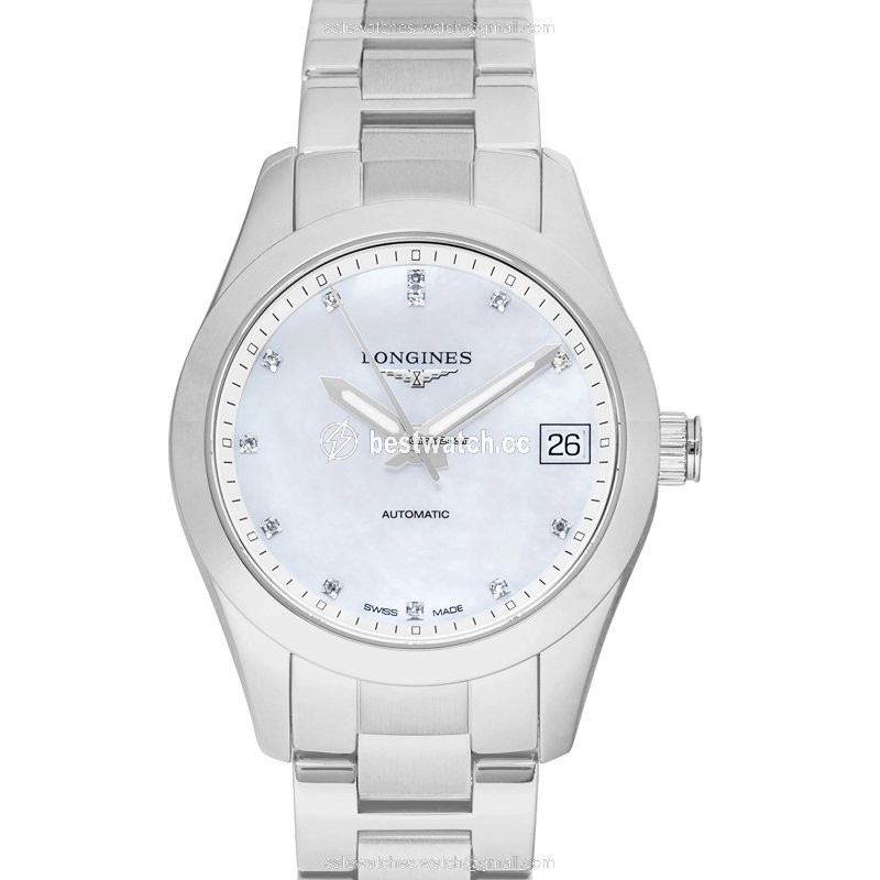 IMG_9085 Longines Conquest Classic Womens watch Automatic Steel L23854876 Replica 2