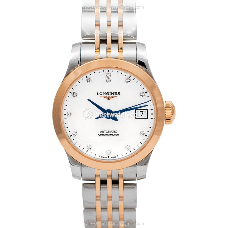 IMG_9085 Longines Record Womens watch Automatic Steel L23205877 Replica 2