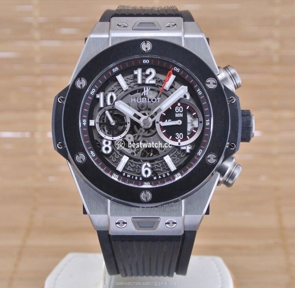 IMG_9085 Hublot Big Bang Unico Mens watch Unisex Automatic Titanium 411.NM.1170.RX Replica 2