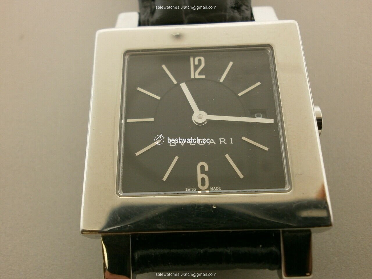 IMG_9085 Bulgari Quadrato Quartz Steel SQ 29 SLD Replica 2