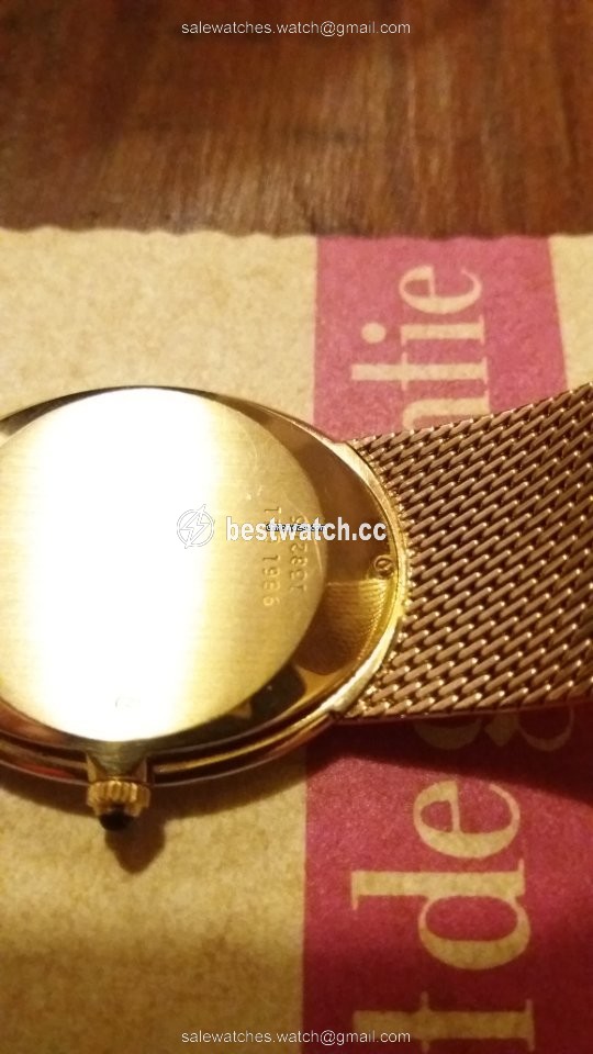 Piaget Mens watch Unisex Manual winding Yellow gold 9861 B1 Replica 2