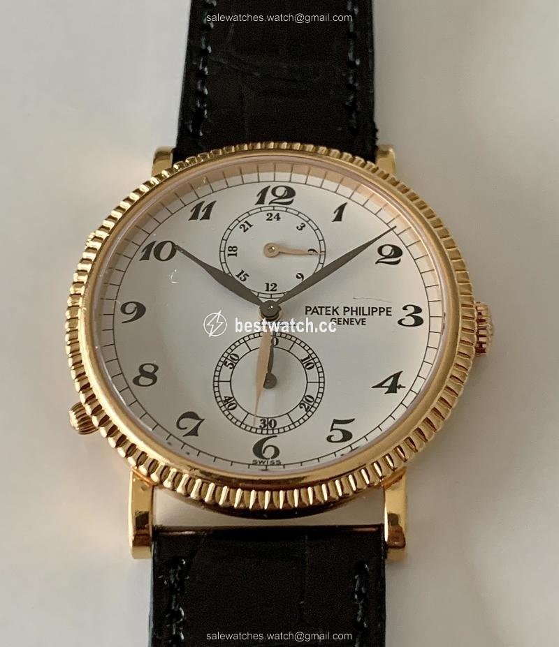 Patek Philippe Travel Time Manual winding Rose gold 5034R-001 Replica 2