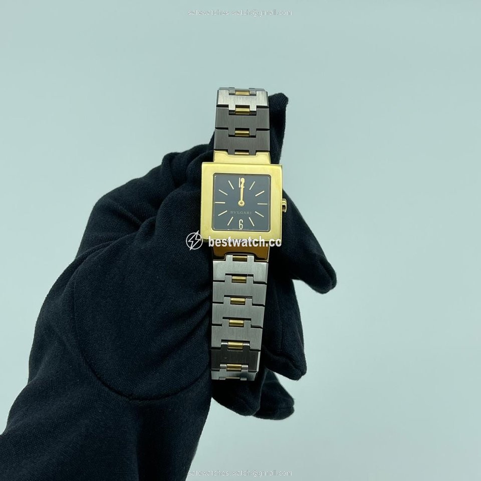 Bulgari Quadrato Womens watch Quartz Yellow gold SQ22G Replica 2