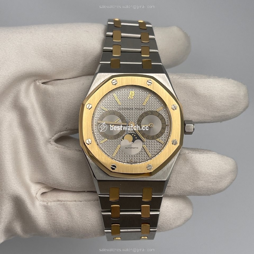 IMG_9085 Audemars Piguet Royal Oak Day-Date Mens watch Unisex Automatic Gold Steel 25594SA.OO.0789SA.06 Replica 2