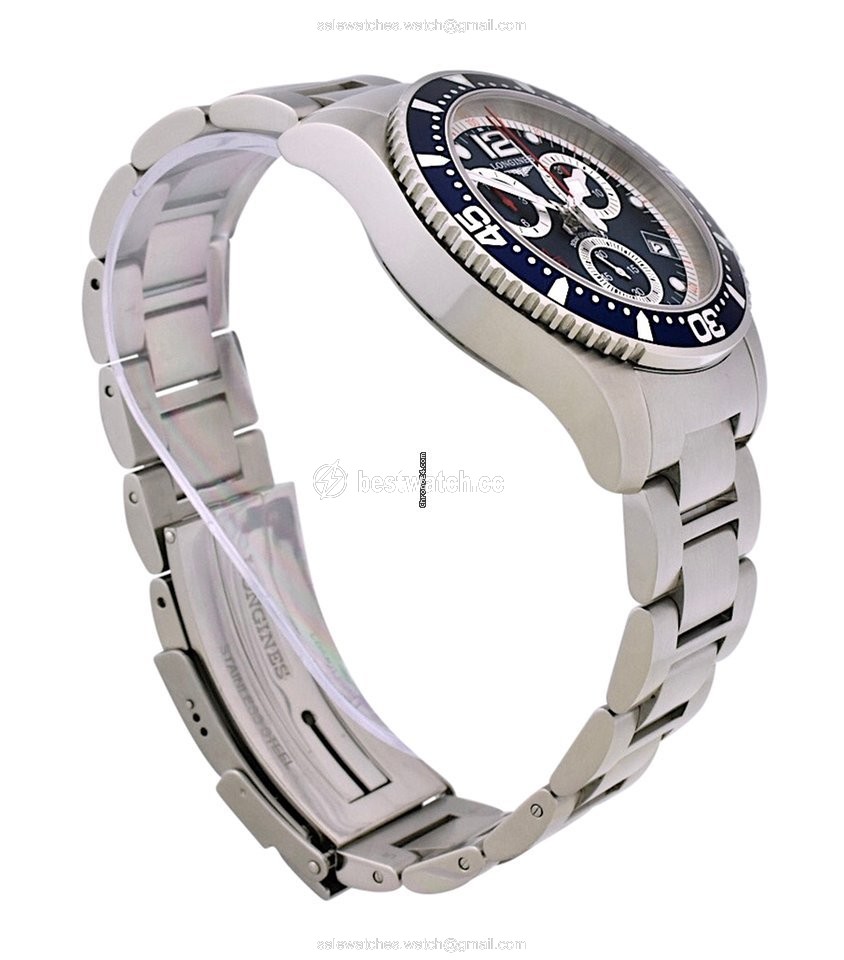 IMG_9085 Longines HydroConquest Mens watch Unisex Quartz Steel L38434966 Replica 2
