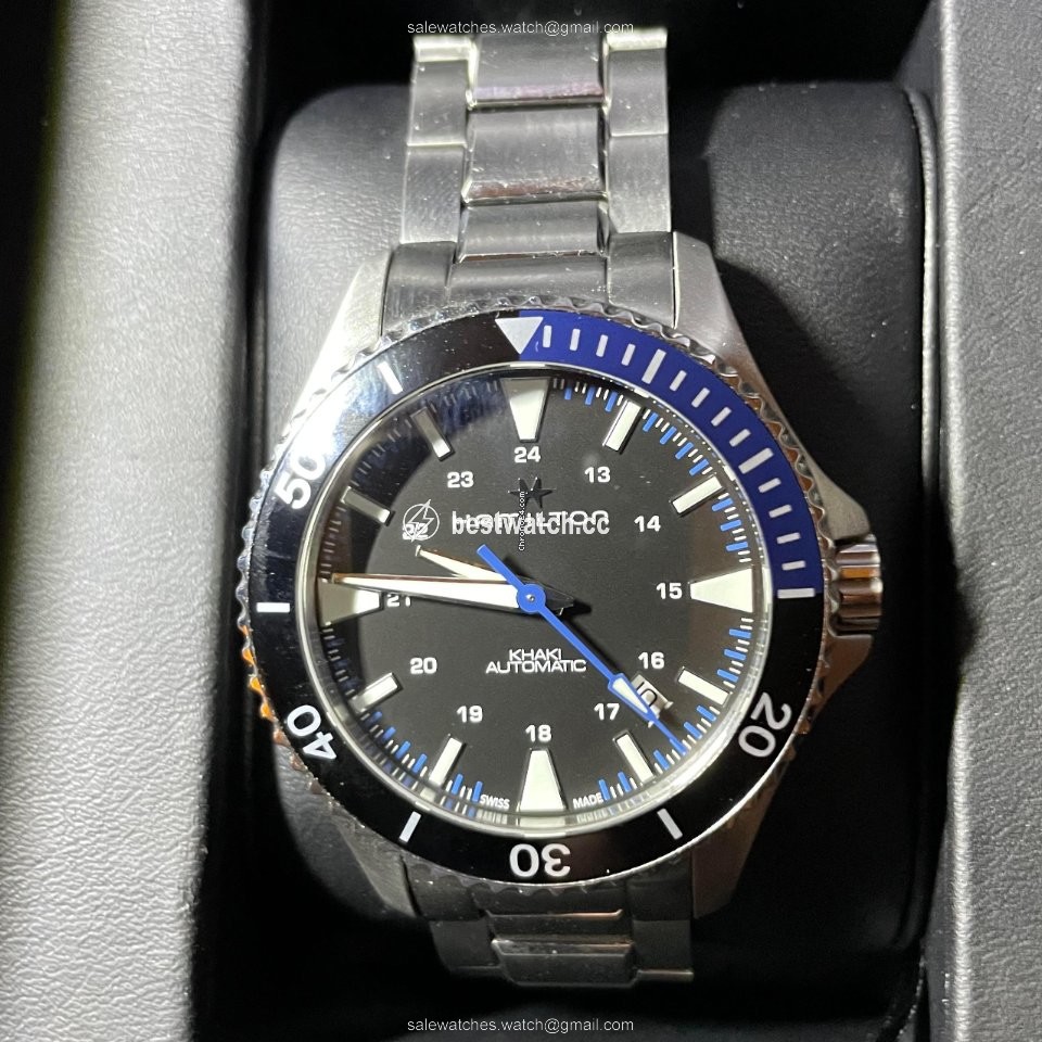 IMG_9085 Hamilton Khaki Navy Scuba Mens watch Unisex Automatic Steel H82315131 Replica 2