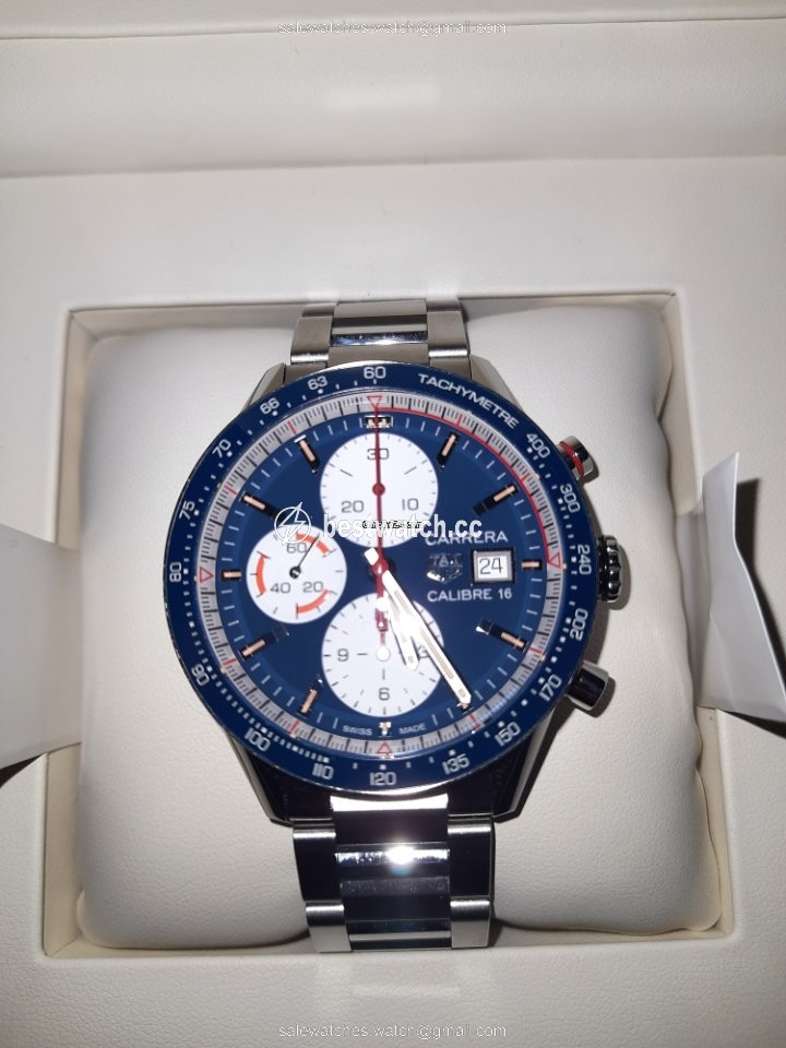 TAG Heuer Carrera Calibre 16 Mens watch Unisex Automatic Steel WUW3504 Replica 2