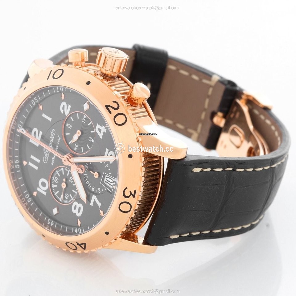 Breguet Type XX - XXI - XXII Mens watch Unisex Automatic Rose gold 3810BR Replica 2