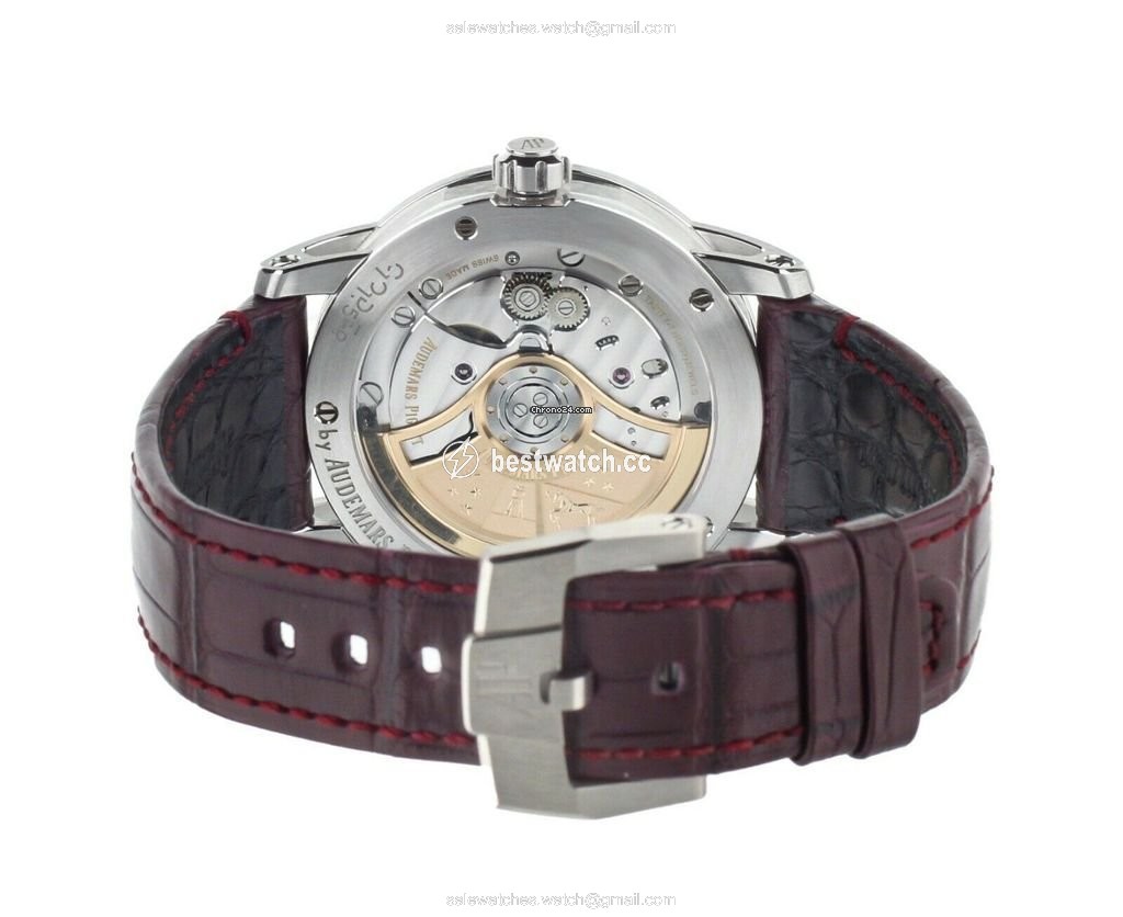 IMG_9085 Audemars Piguet Code 11.59 Mens watch Unisex Automatic White gold 15210BC Replica 2