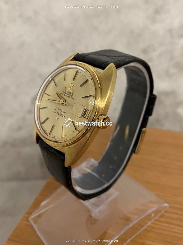 IMG_9085 Omega Constellation Mens watch Unisex Automatic Yellow gold 168.009 Replica 2