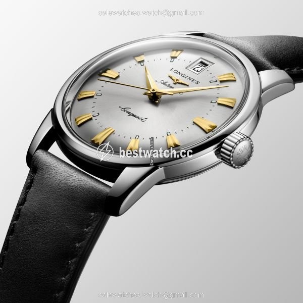 IMG_9085 Longines Conquest Heritage Mens watch Unisex Automatic Steel L1.611.4.75.2 Replica 2