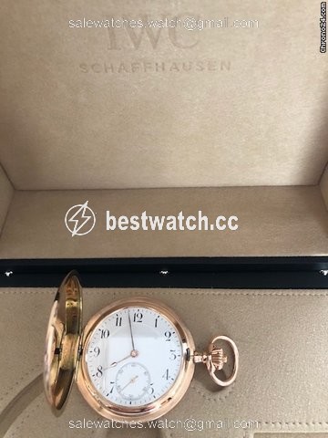IMG_9085 IWC Mens watch Unisex Manual winding Rose gold 621889 Replica 2