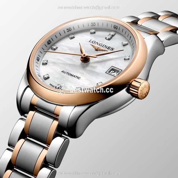 IMG_9085 Longines Master Collection Womens watch Automatic Gold Steel L2.128.5.89.7 Replica 2