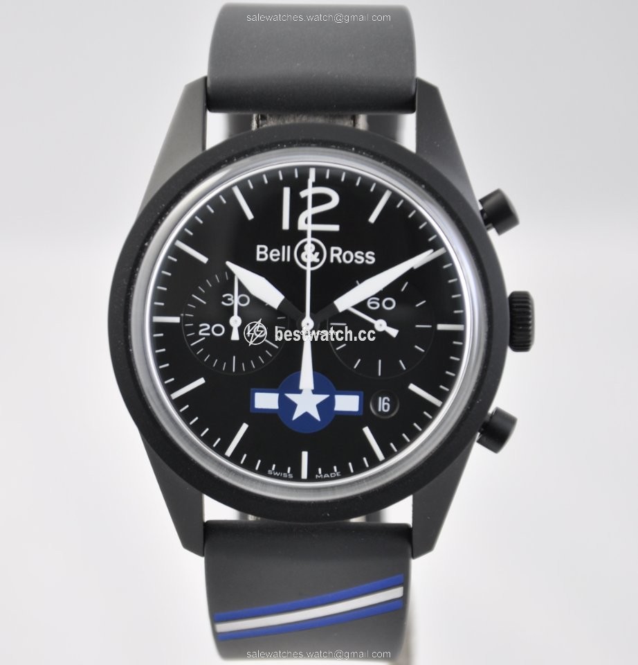 IMG_9085 Bell & Ross BR V1 Mens watch Unisex Automatic Steel BRV126-BL-CA-CO US Replica 2