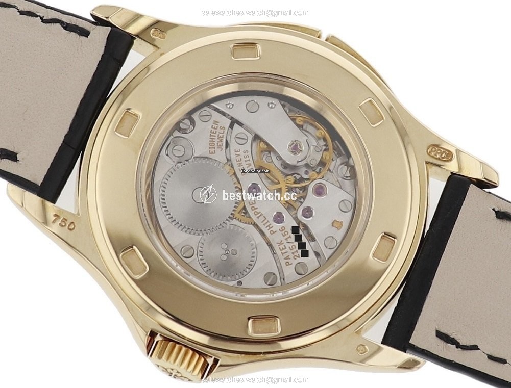IMG_9085 Patek Philippe Travel Time Mens watch Unisex Manual winding Yellow gold 5134J-001 Replica 2