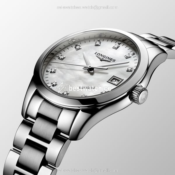 IMG_9085 Longines Conquest Classic Womens watch Quartz Steel L2.386.4.87.6 Replica 2