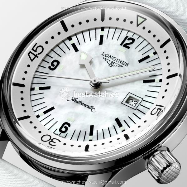 IMG_9085 Longines Legend Diver Womens watch Automatic Steel L3.374.4.80.0 Replica 2