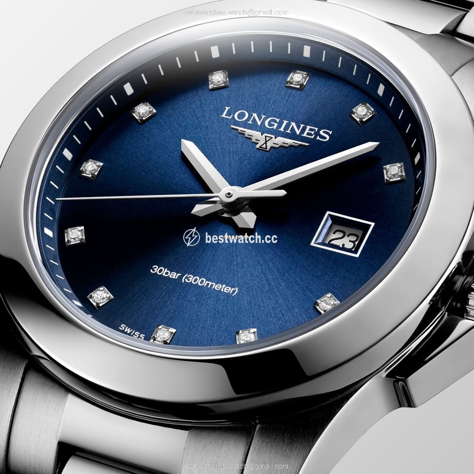 IMG_9085 Longines Conquest Womens watch Quartz Steel L3.376.4.97.6 Replica 2
