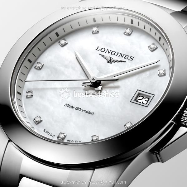 IMG_9085 Longines Conquest Womens watch Quartz Steel L3.377.4.87.6 Replica 2