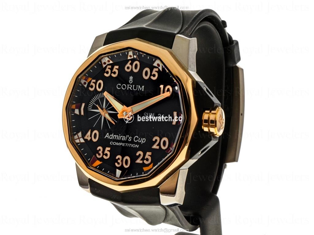 Corum Admirals Cup Competition 48 Mens watch Unisex Automatic Titanium 947.931.05 0371 AN32 Replica 2