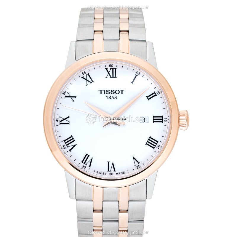 Tissot Classic Dream Mens watch Unisex Quartz Steel T129.410.16.013.00 Replica 2