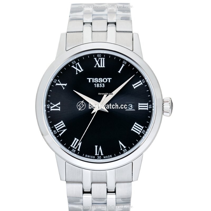 IMG_9085 Tissot Classic Dream Mens watch Unisex Quartz Steel T129.410.11.053.00 Replica 2