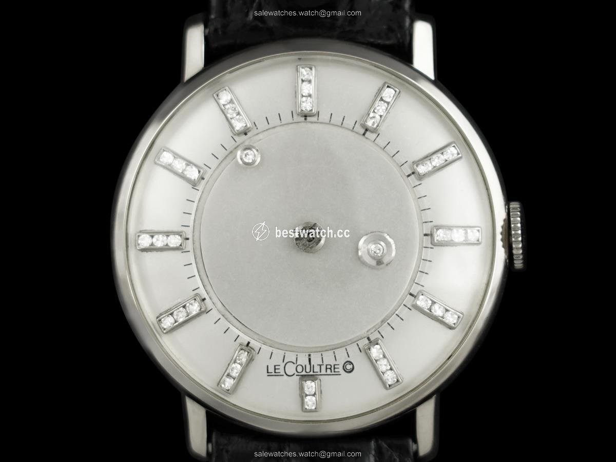 Jaeger-LeCoultre Mens watch Unisex Manual winding White gold 7281 Replica 2