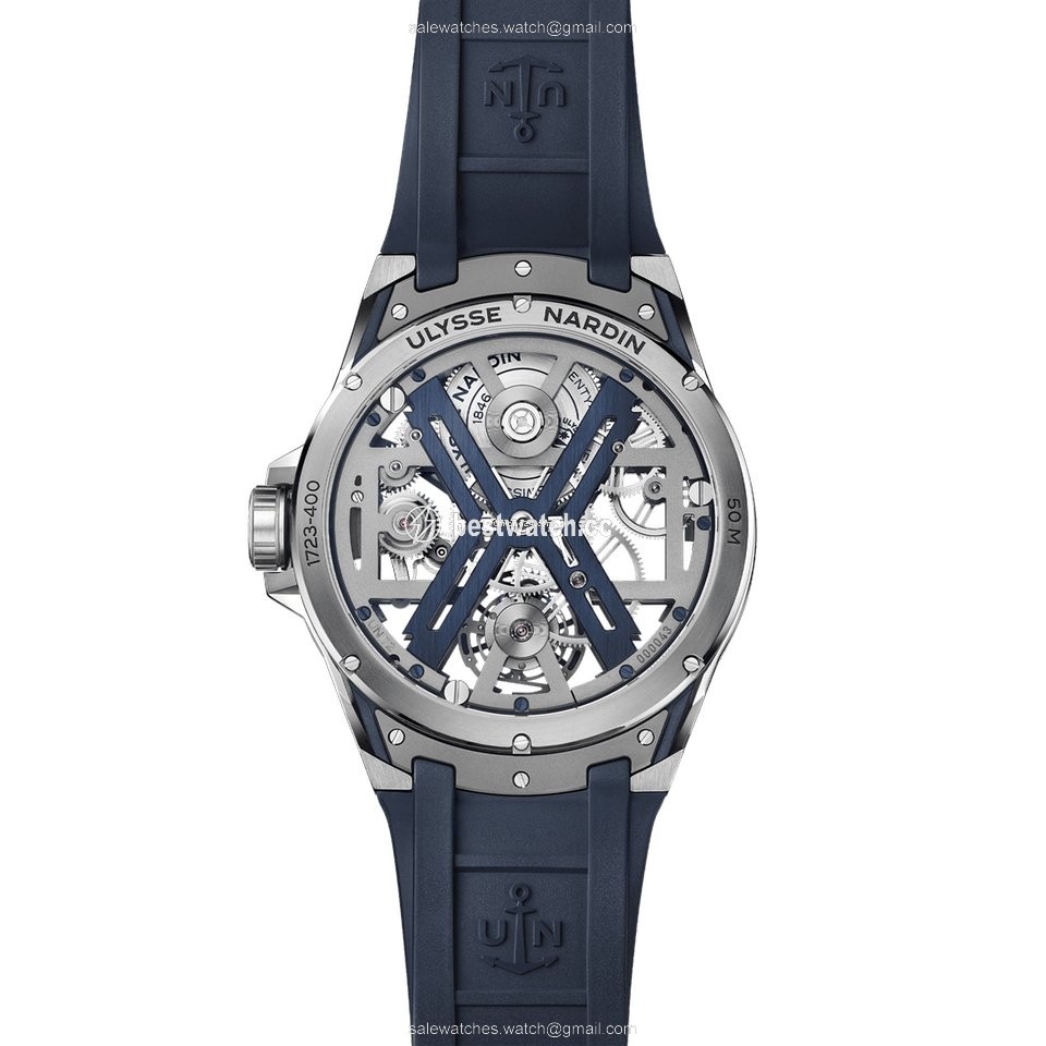 Ulysse Nardin Mens watch Unisex Automatic Ceramic 1723-400-3|? 03 Replica 2