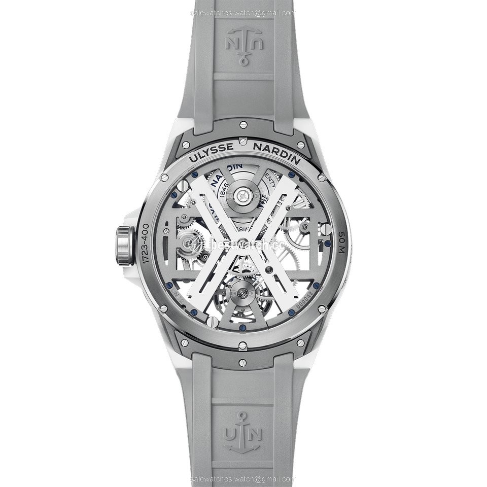 Ulysse Nardin Mens watch Unisex Automatic Ceramic 1723-400-3|? 00 Replica 2
