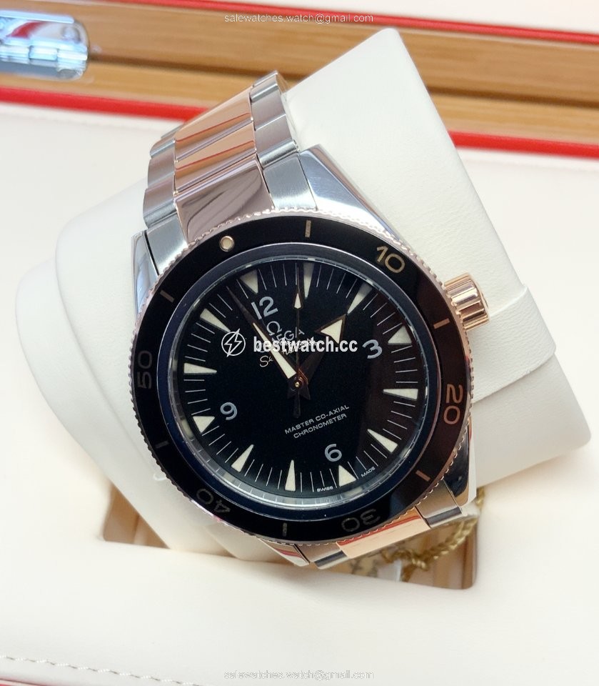 IMG_9085 Omega Seamaster 300 Mens watch Unisex Automatic Gold Steel 233.20.41.21.01.001 Replica 2