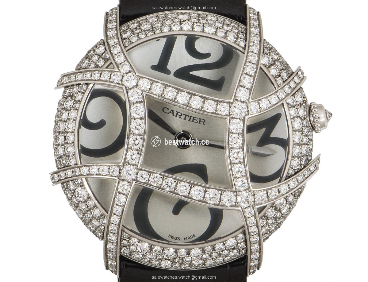 Cartier Womens watch Quartz White gold WJ304350 Replica 2
