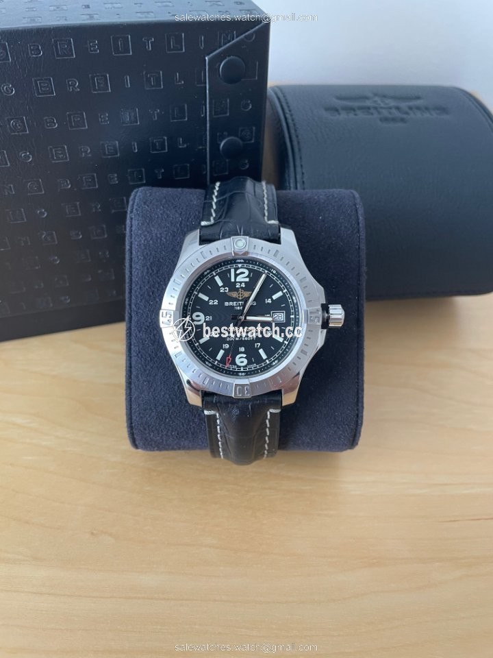IMG_9085 Breitling Colt Quartz Mens watch Unisex Quartz Steel A7438811 BD45 Replica 2