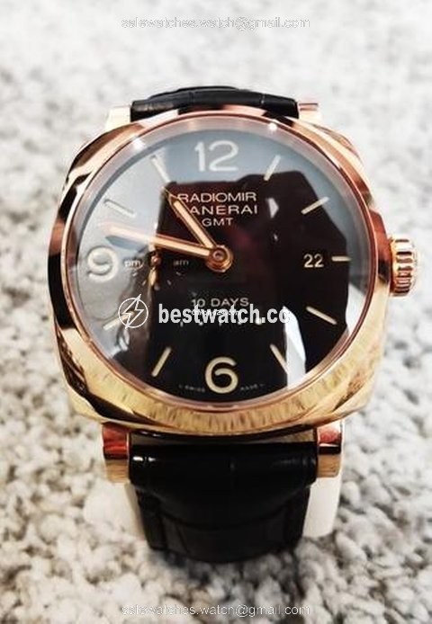 Panerai Special Editions Mens watch Unisex Manual winding Rose gold PAM00625 Replica 2