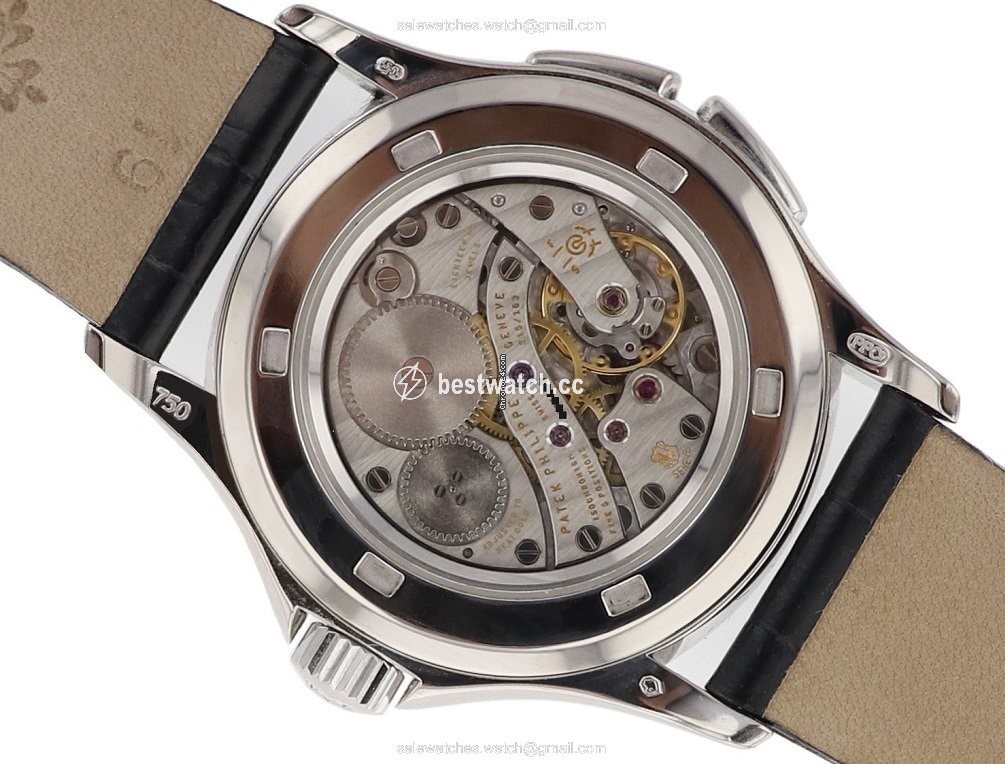 IMG_9085 Patek Philippe Travel Time Mens watch Unisex Manual winding White gold 4934g-001 Replica 2