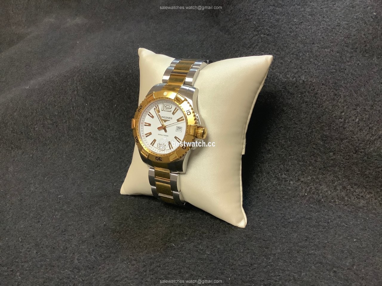 Longines HydroConquest Mens watch Unisex Quartz Steel L3.647.4 Replica 2