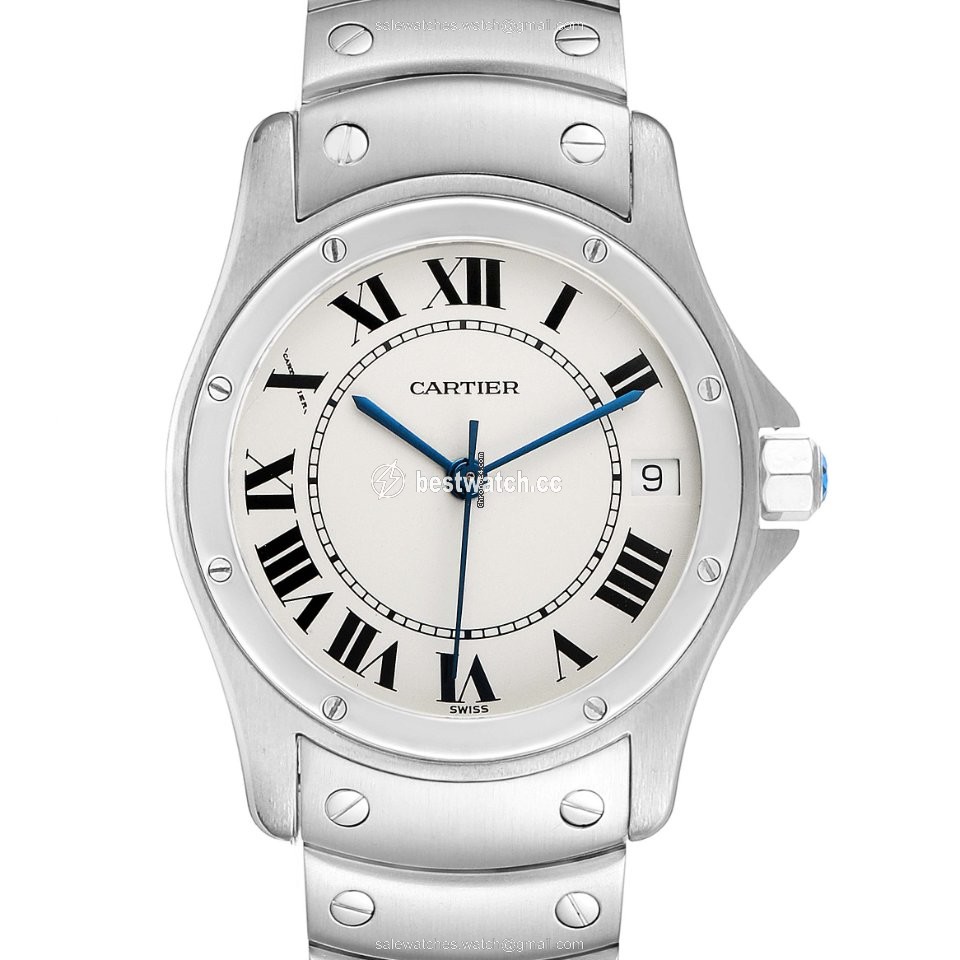 Cartier Santos Mens watch Unisex Automatic Steel 1920 Replica 2